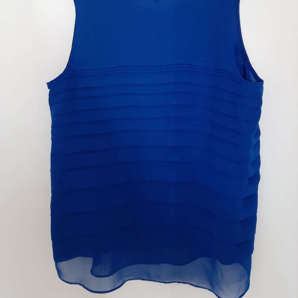 Vince Camuto small blue ladies Sleeveless blouse - Picture 11 of 15
